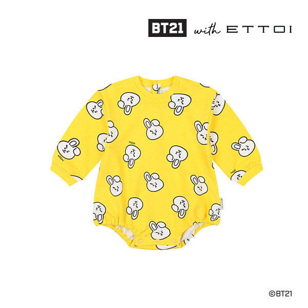 [BT21with에뜨와]BT21패턴바디수트(쿠키YELLOW)_07Q02794187