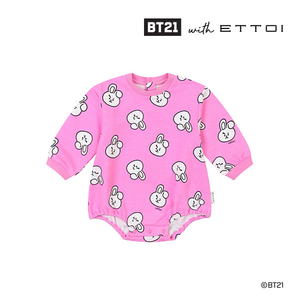 [BT21with에뜨와]BT21패턴바디수트(쿠키PINK)_07Q02794158