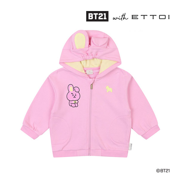 [BT21with에뜨와]BT21쿠키베이직후드집업(PINK)_07Q02504158