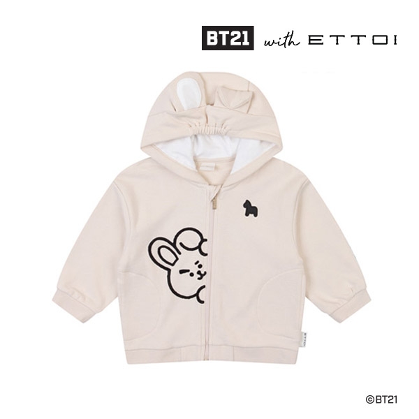 [BT21with에뜨와]BT21쿠키베이직후드집업(BEIGE)_07Q02504221