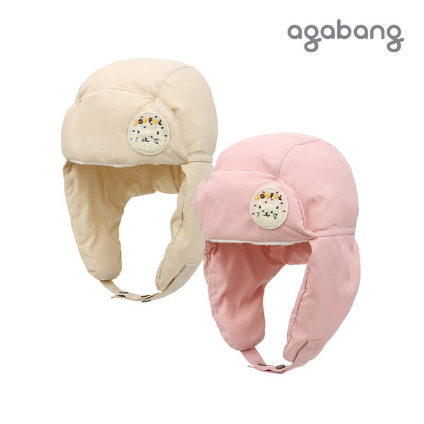 [아가방 겨울신상]로디볼륨방한모(BEIGE,PINK)_01P776804