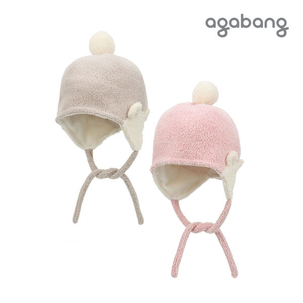 [아가방 겨울신상]로디곰곰귀달이모(BEIGE,PINK)_01P776803