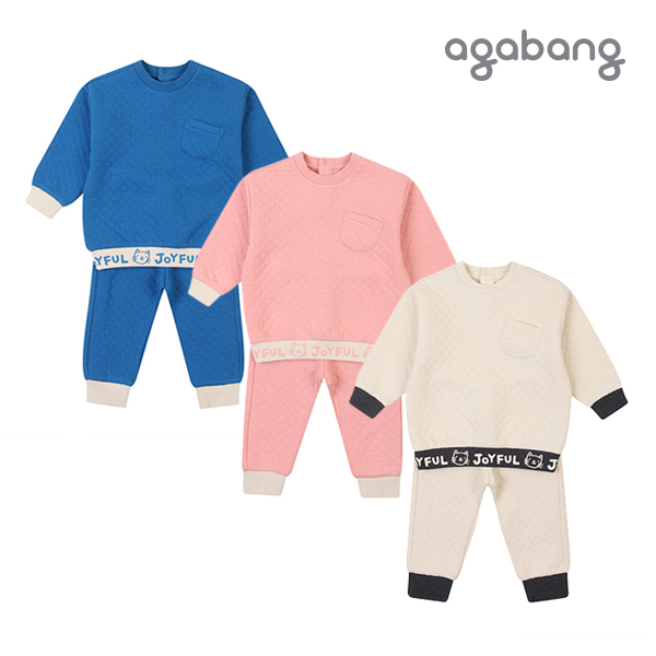 [아가방 겨울신상]노우삼중지상하(CREAM,BLUE,PINK)_01P753003