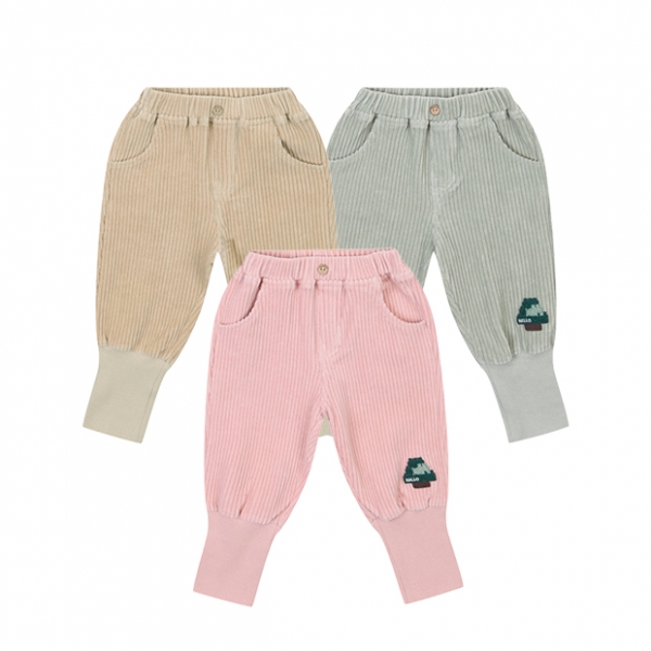 [아가방 겨울]젤리골벨로아바지(BEIGE,PINK,MINT)_01P732003