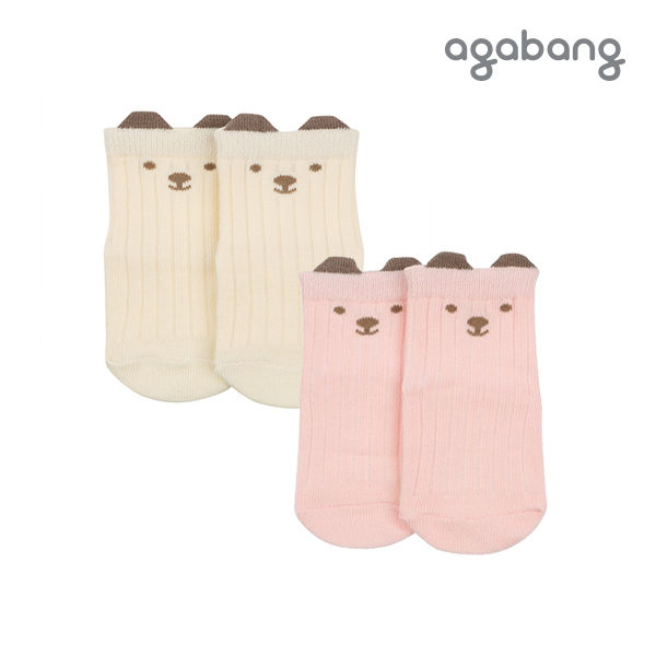 [아가방 봄]듀골지동물단말(IVORY,L/PINK)_01Q176002