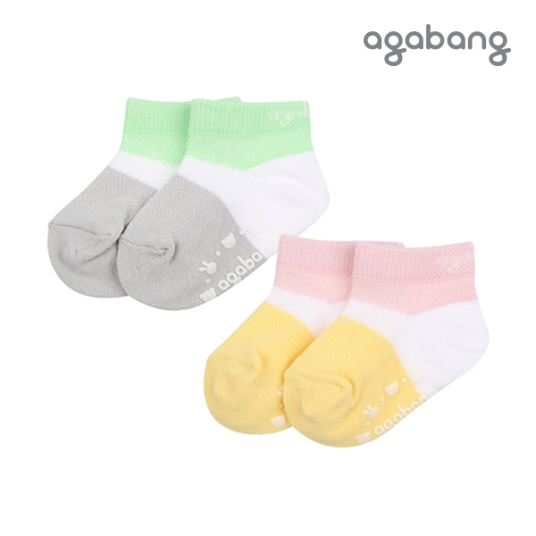 [아가방 여름]멜컬러배색단말(PINK,GREEN)_01Q376005