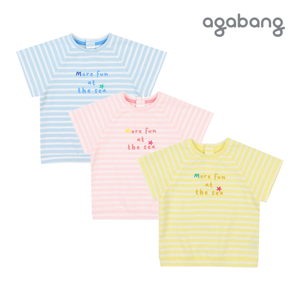 [아가방 여름]그리쿨반소티셔츠(PINK,YELLOW,BLUE)_01Q351006