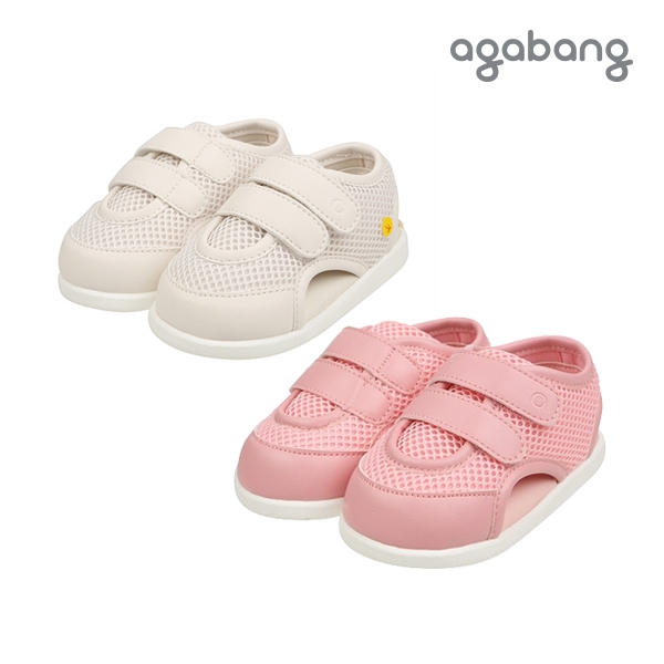 [아가방 여름]멜메쉬삑삑이샌들(PINK,IVORY)_01Q376502