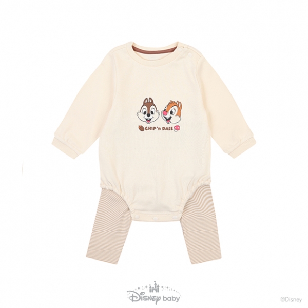 [디즈니베이비 가을]디즈니칩앤데일바디수트상하(BEIGE)_79Q51750321