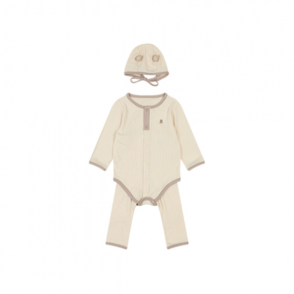 [아가방 봄신상]찰랑바디수트세트(모자)(YELLOW,BEIGE)_01R117507