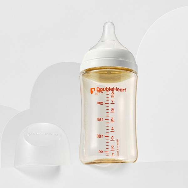 [더블하트 신상]모유실감 3세대 제뉴인화이트 240ml(M)(WHITE)_76R062008