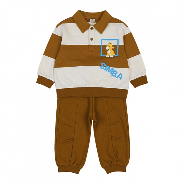 [디즈니베이비 가을신상]디즈니라이온킹ST상하(BROWN,KHAKI)_79R523001