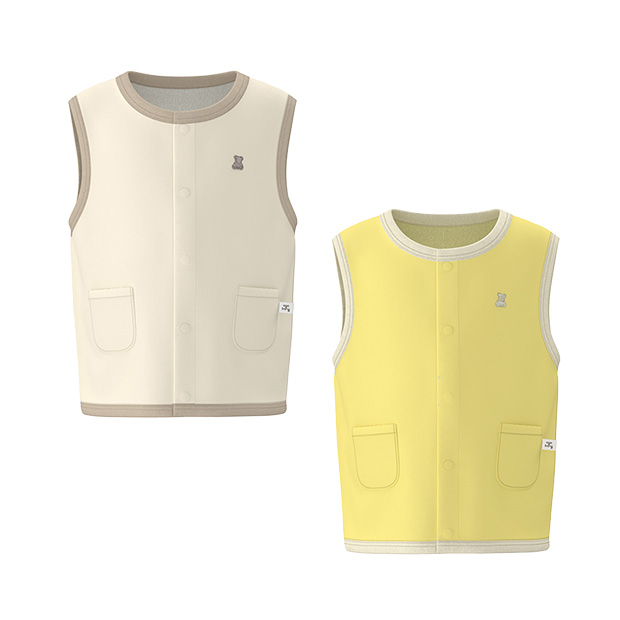 [아가방 겨울신상]마카롱조끼(CREAM,YELLOW)_01R751301