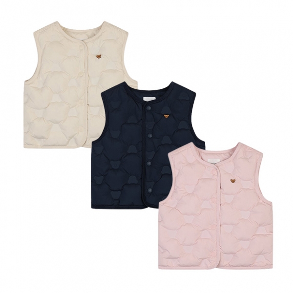 [아가방 겨울신상]제프무봉제다운조끼(IVORY,NAVY,PINK)_01R751305