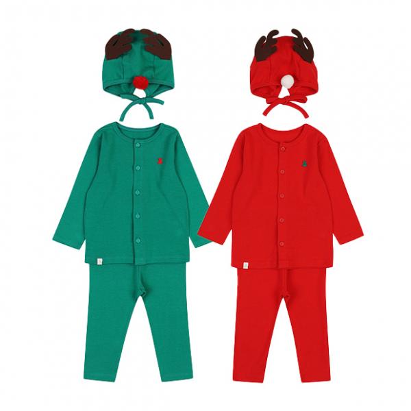 [아가방 겨울신상]돌프오픈내의세트(모자)(GREEN,RED)_01R717613