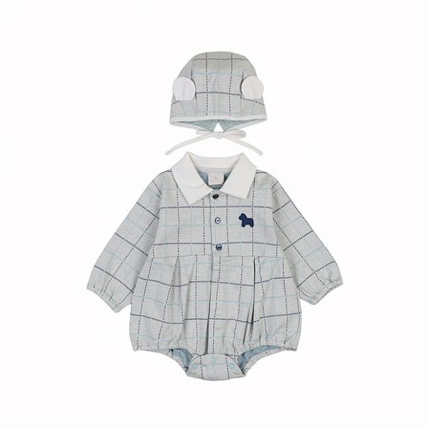 [에뜨와 봄신상]클로드체크바디수트SET(MINT)_07S127904