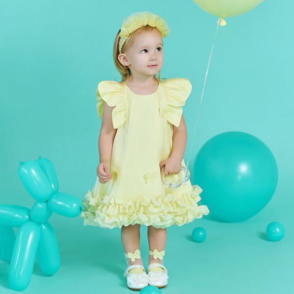 [에뜨와 신상](S)로에 DRESS(L/YELLOW)_07S024001