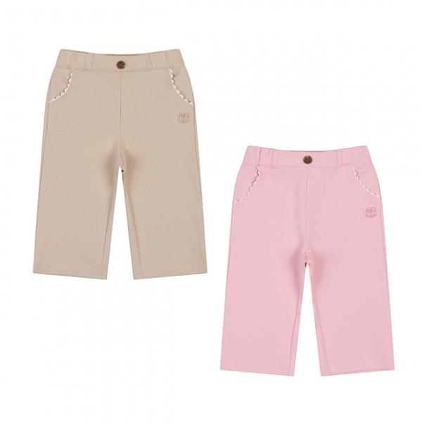 [아가방 봄신상]메이세미와이드9부바지(BEIGE,PINK)_01S132051