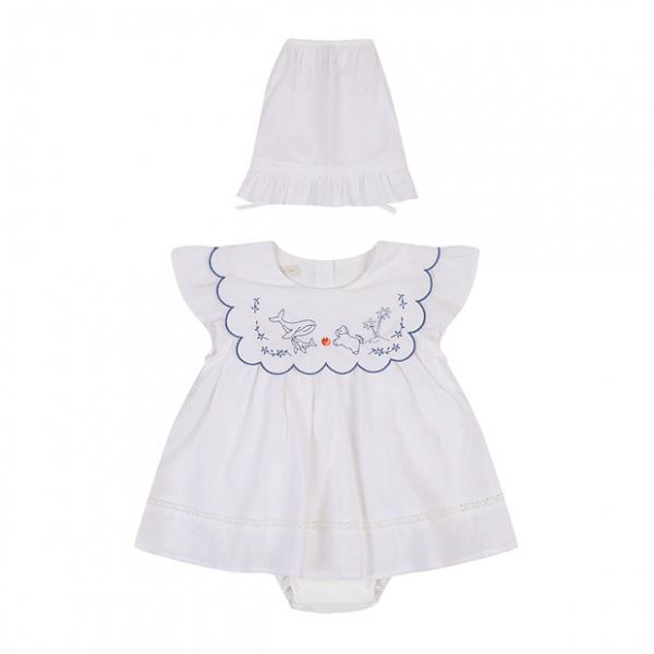 [에뜨와 여름신상]테리자수바디수트SET(O/WHITE)_07S327985
