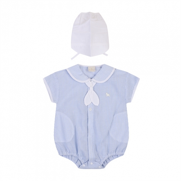 [에뜨와 여름신상]리스정장바디수트SET(BLUE)_07S327906