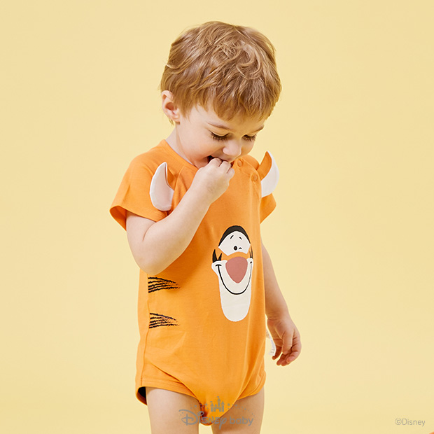 [디즈니베이비 여름신상]티거반팔바디수트(ORANGE)_79S317510