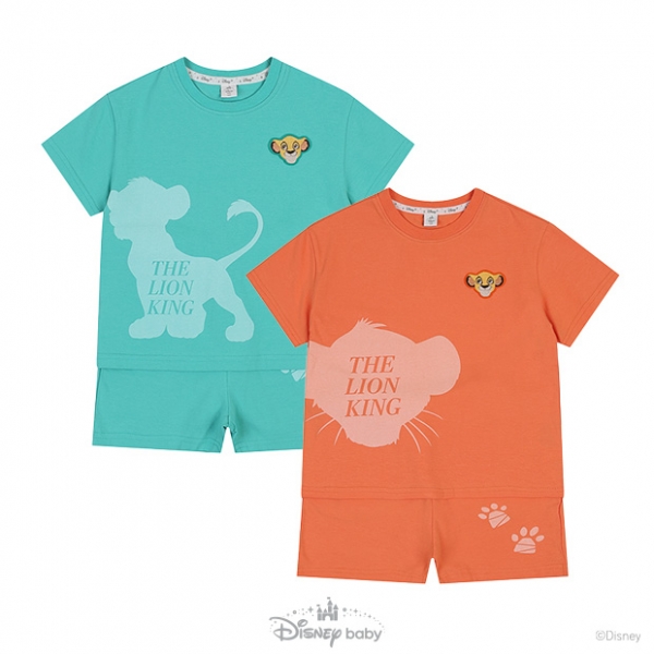 [디즈니베이비 여름신상]라이온킹심바상하(GREEN,ORANGE)_79S323005
