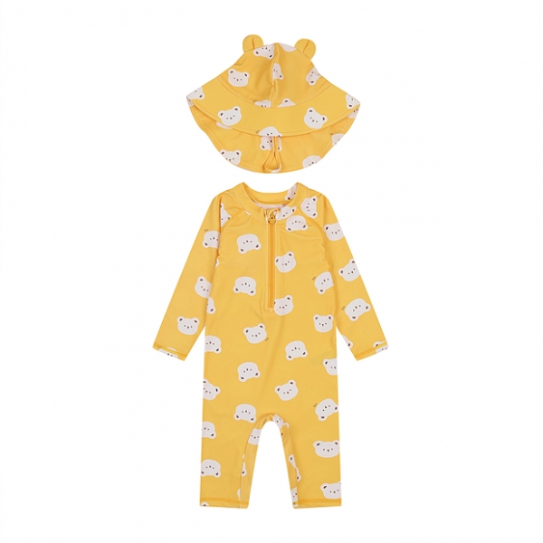 [아가방 신상]곰곰올인원수영복(모자)(YELLOW)_01S056001