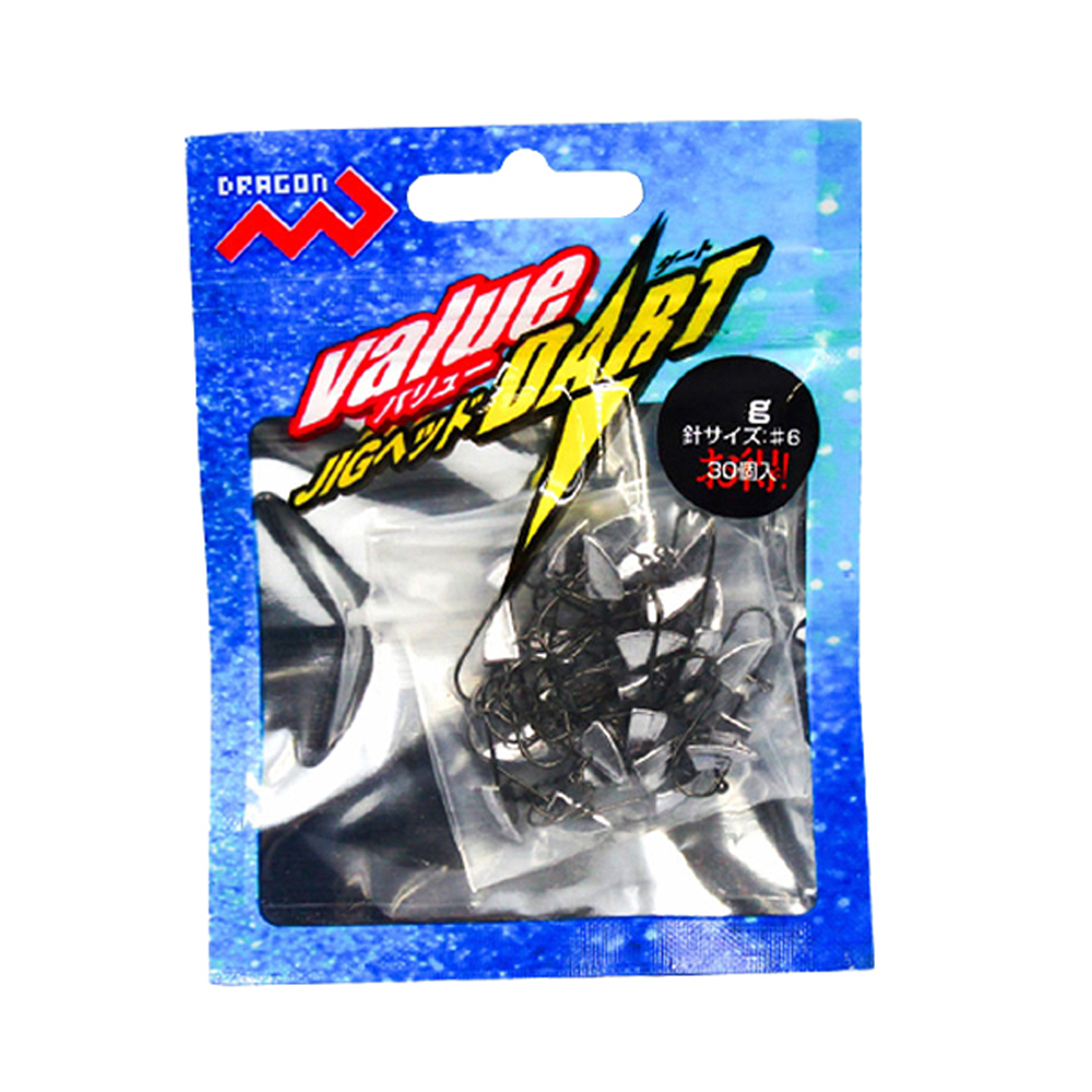 마루신 덕용 볼락 전갱이 다트 지그헤드 30개입 밸류팩