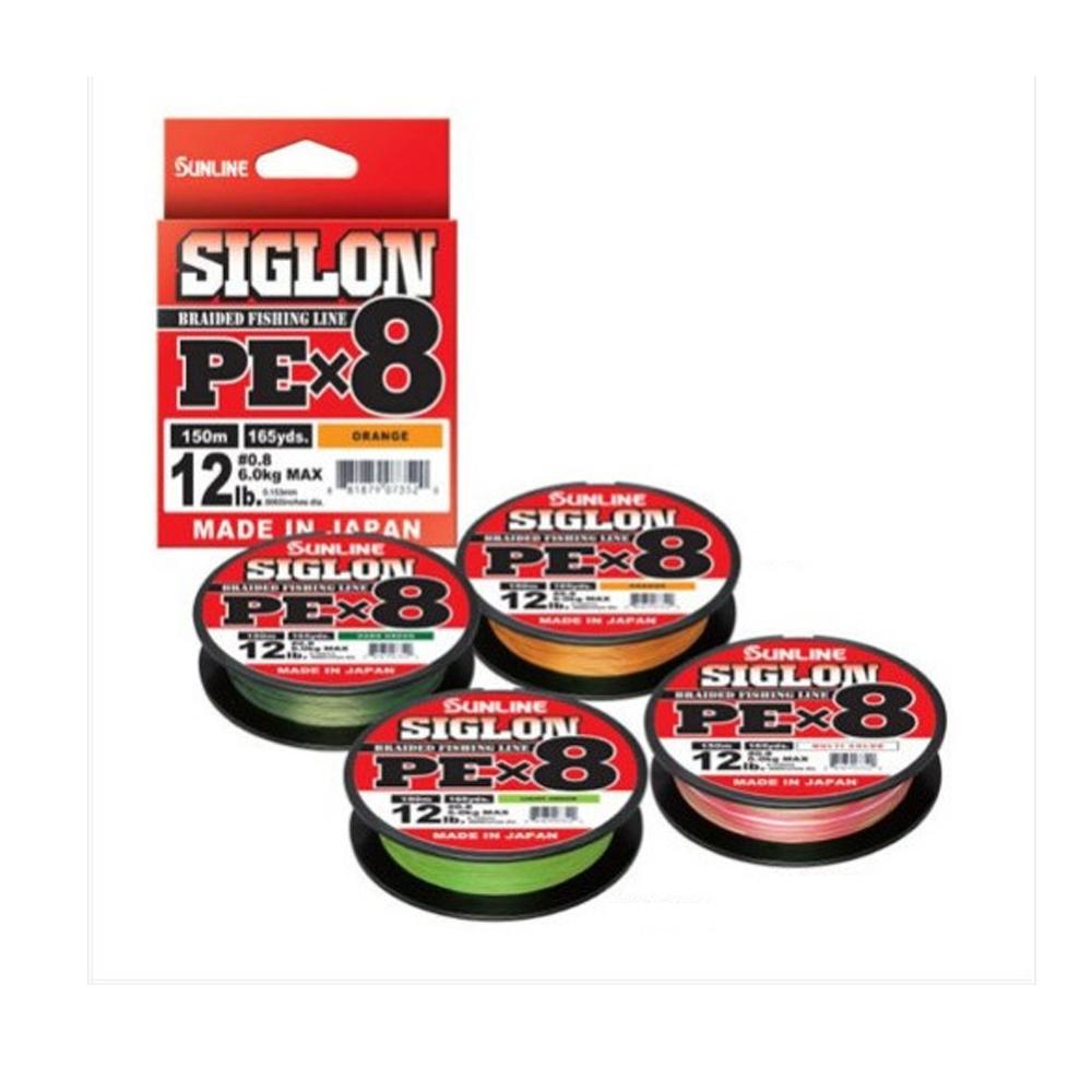 선라인 시그론 PEX8 150m 멀티컬러 0.3호 0.4호 볼락 전갱이합사