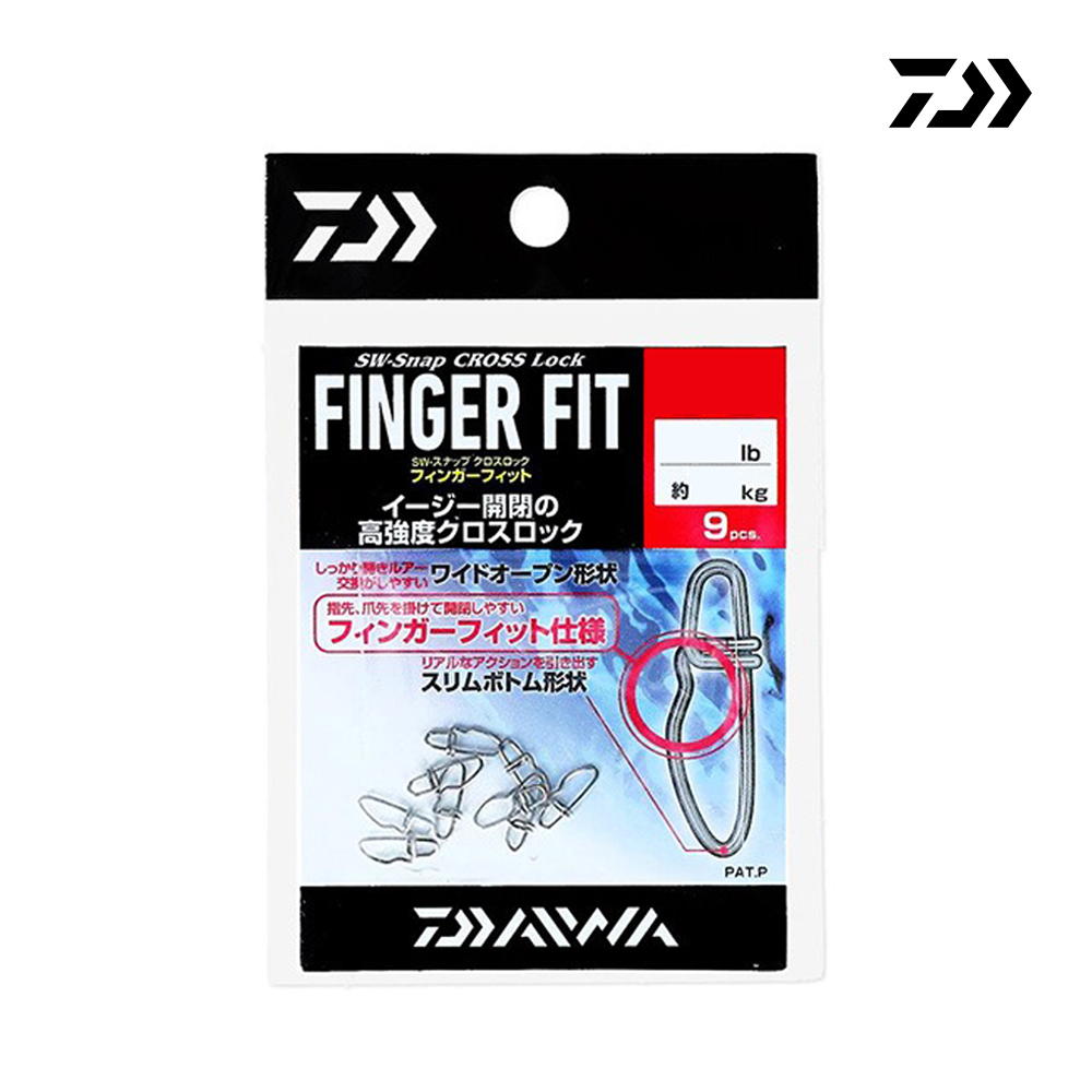다이와 SW 스냅 크로스락 핑거핏 M/L 루어 에깅스냅