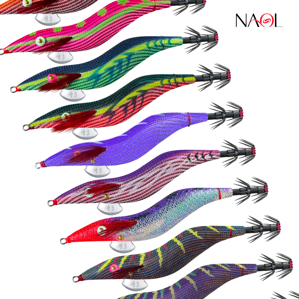 나올 오동목 캐스팅에기 3호 노말/쉘로우 무늬오징어에기