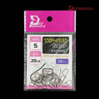 데스페라도 팁런 스냅 S 20pcs 무늬오징어 에깅 TR 스냅도래