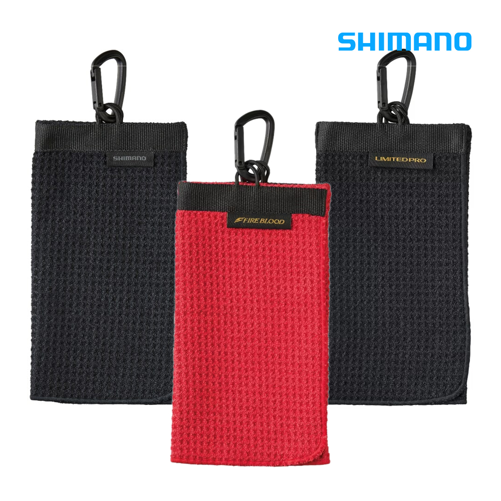 시마노 마이크로 화이버 카라비너 타월 AC-038W 낚시수건