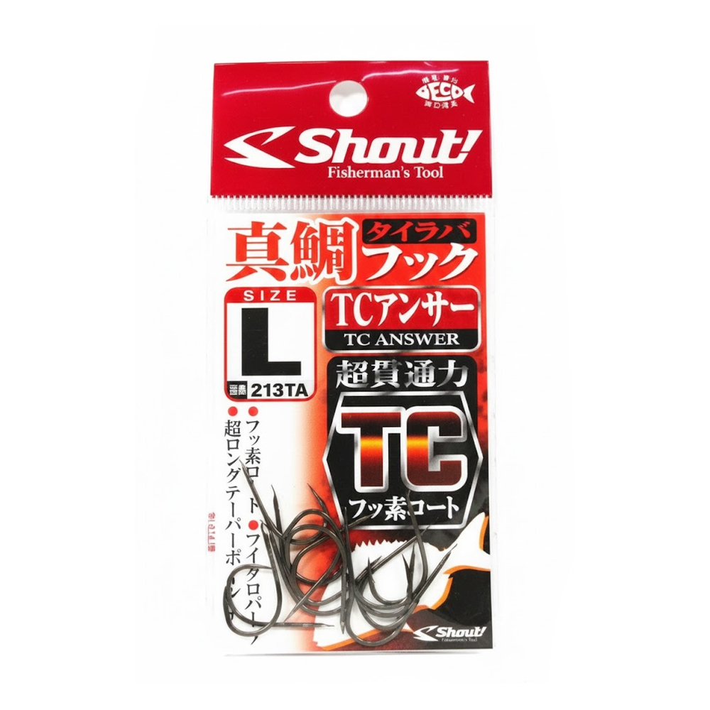 샤우트 213TA TC앤서 L 참돔 타이라바 스페어훅