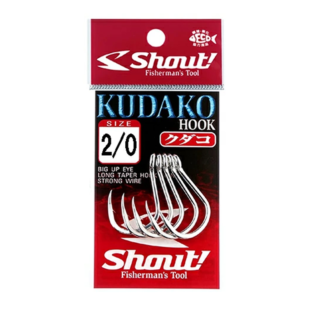 샤우트 쿠다코 지깅 훅 2/0 방어 부시리 싱글훅