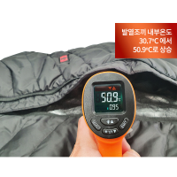 세이펀 3단 온도조절 USB 발열조끼 낚시 열선 방한내피