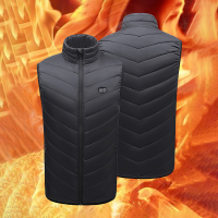 세이펀 3단 온도조절 USB 발열조끼 낚시 열선 방한내피