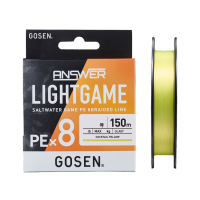 고센 앤서 라이트게임 PE X8 150m 라이트게임 8합사 볼락줄 아징 전갱이