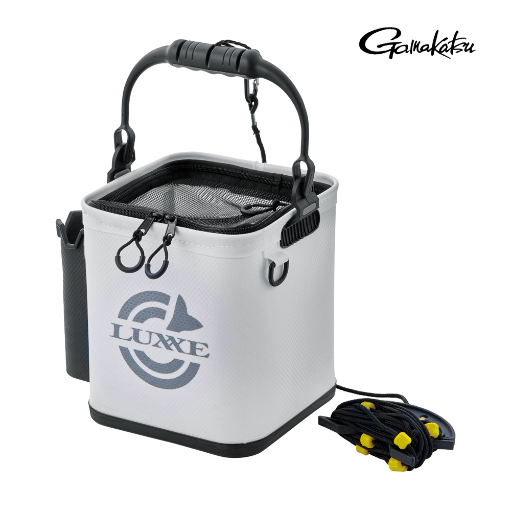 가마가츠 LE-406 럭쎄 라이브웰 두레박 화이트 로프포함 낚시물통