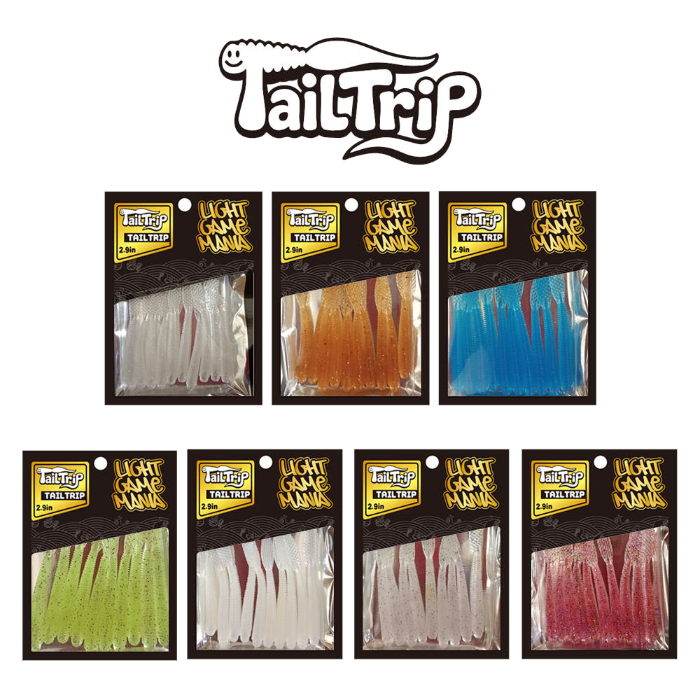 라겜매 테일트립 7.4cm (2.9인치) 선상용 종선용 아징 볼락웜