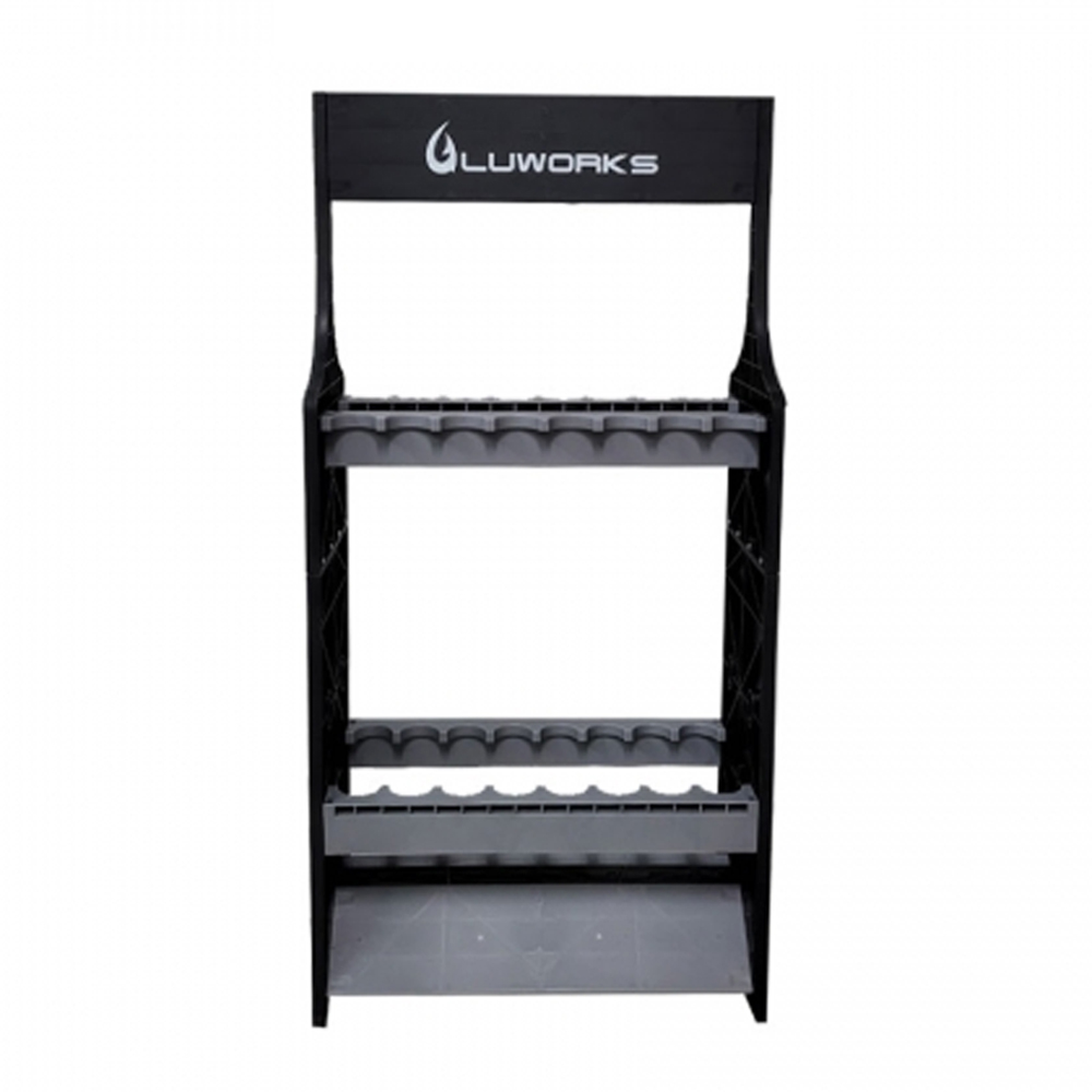 루웍스 LWT-91 로드스탠드 거치형 16대 거치수납가능 낚시대보관 진열대