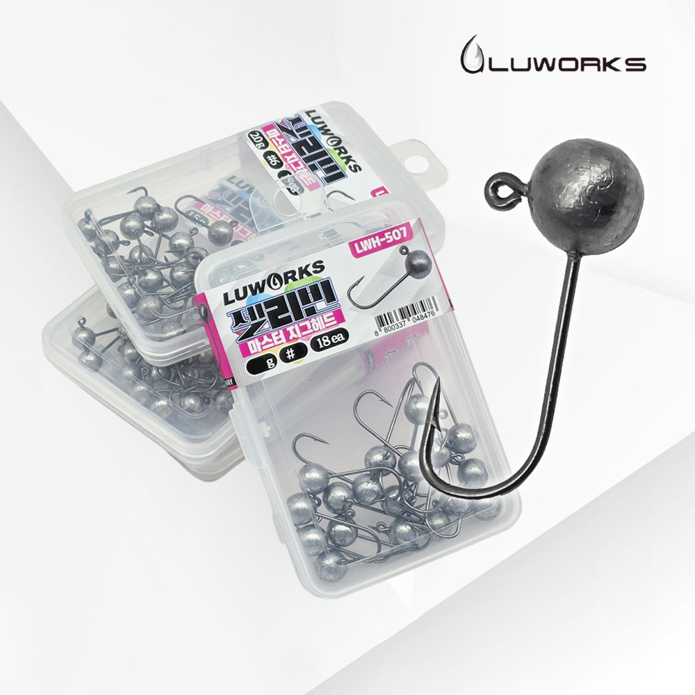 루웍스 LWH-507 젤리빈 마스터지그헤드 벌크 볼락바늘 덕용 아징 라이트게임