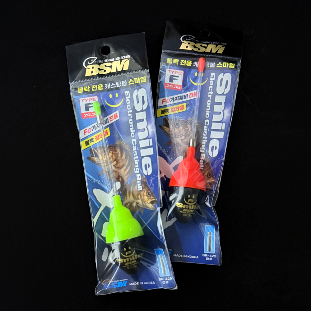 맥상사 BSM 스마일 볼락 장타용 전자 캐스팅볼 던질찌 타입 F (20.3g)
