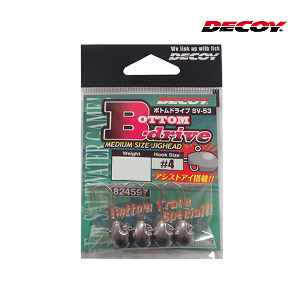 데코이 보텀 드라이브 SV-53 볼락 전갱이 라이트게임 지그헤드