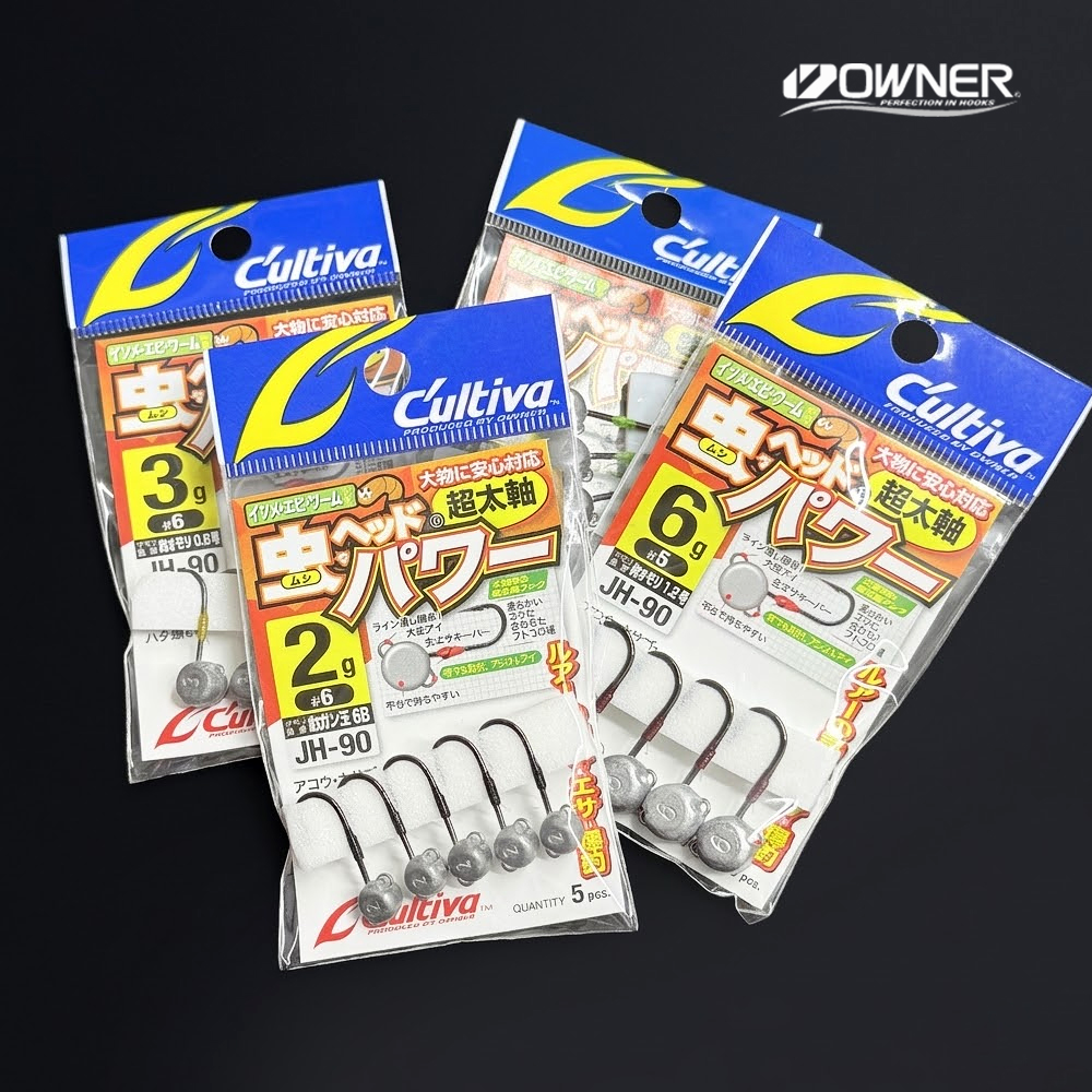 오너 컬티바 무시헤드 파워 JH-90 볼락 전갱이 라이트게임 지그헤드