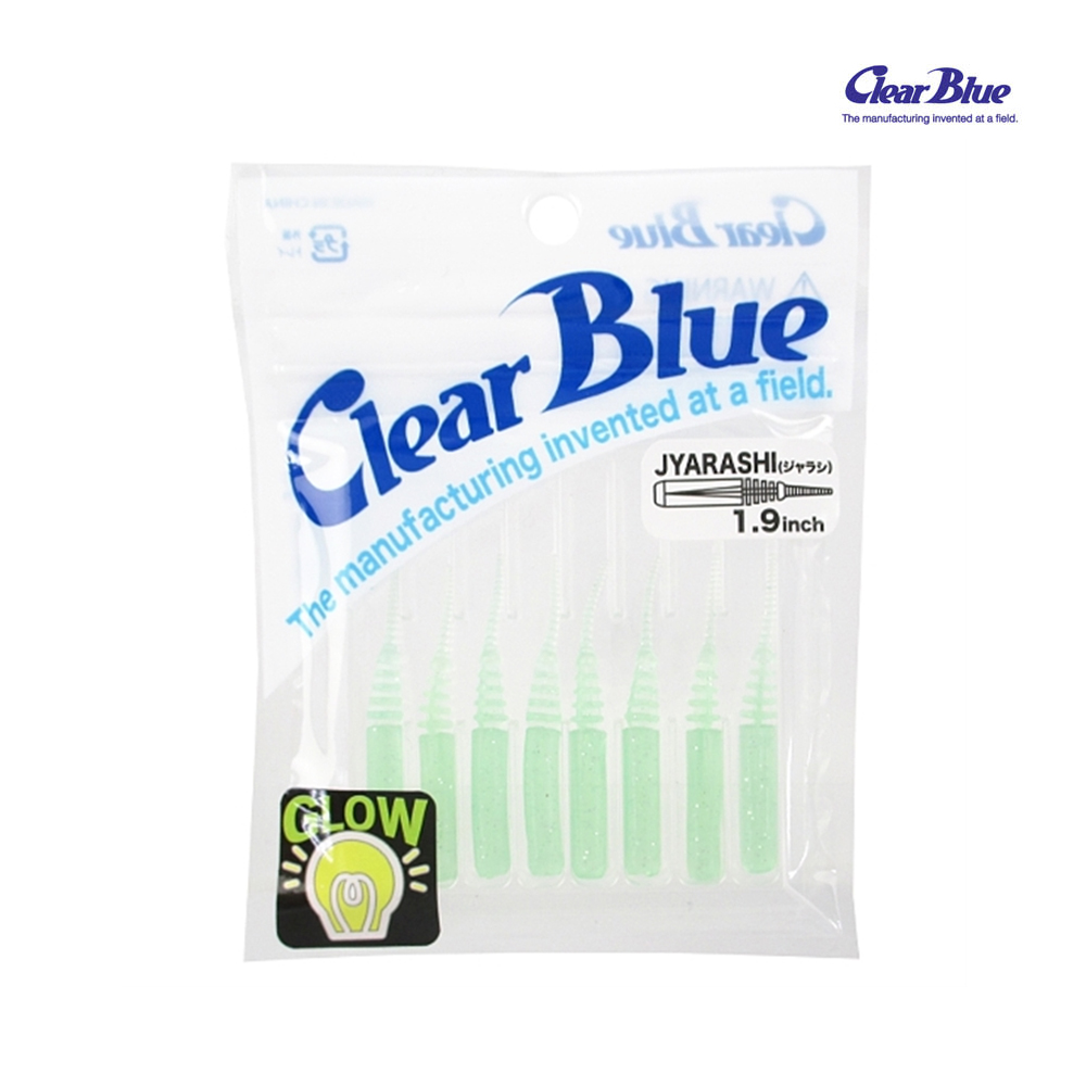 클리어블루 쟈라시 1.9인치 8개입 볼락웜 전갱이 라이트게임