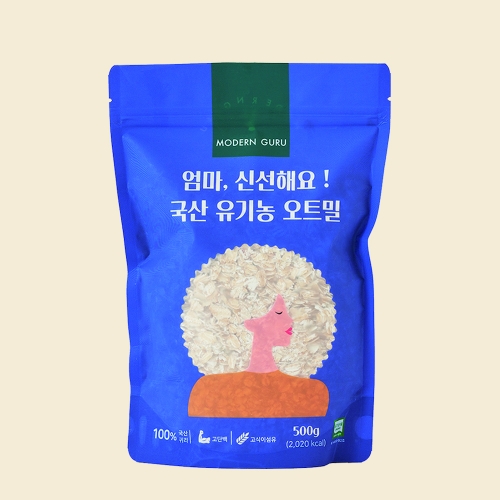 국산 유기농 오트밀 500g