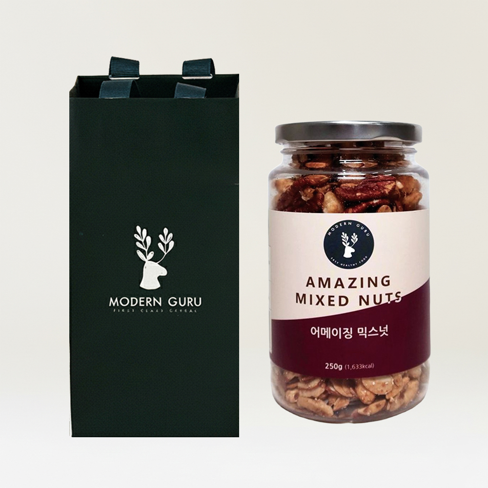 믹스넛 선물패키지 (250g + 쇼핑백)
