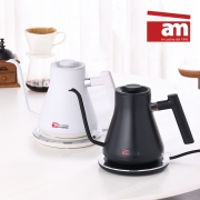 am 드립주전자 0.8L 무선포트 화이트/블랙