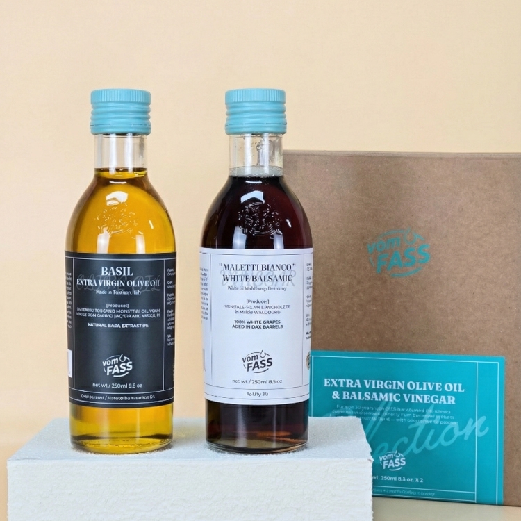 봄파스 셀렉션 세트 (화이트 발사믹 & 바질 오일)
